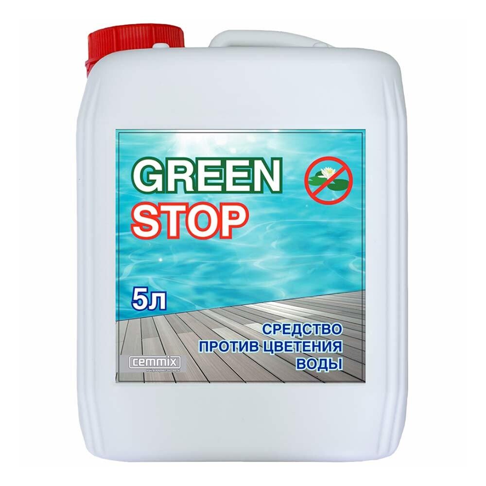 Изображение товара Средство против цветения воды CemMix Green Stop 5 л для бассейнов