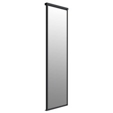 Дверь-купе 583x2252 мм зеркало/черный матовый Elegant