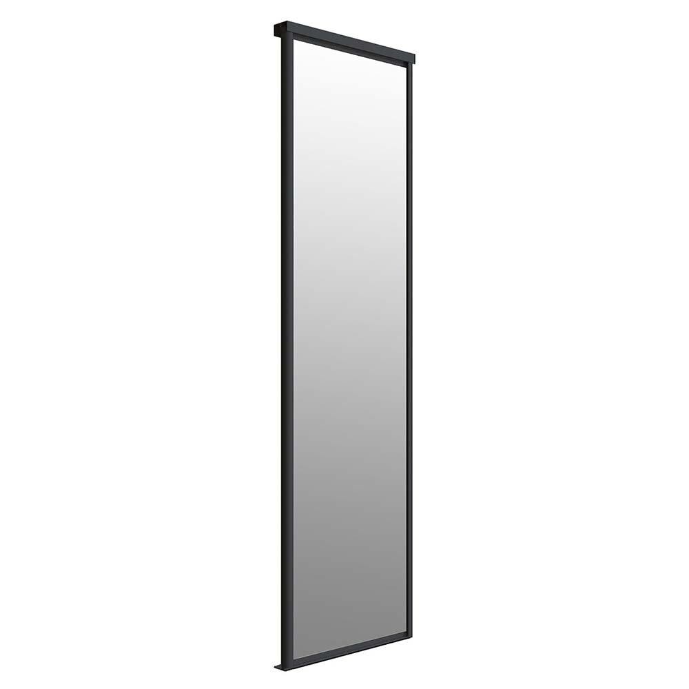 Изображение товара Дверь-купе Elegant 783x2252 мм зеркало и черный матовый для гардероба