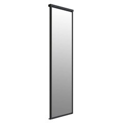 Дверь-купе 883x2552 мм зеркало/черный матовый Elegant