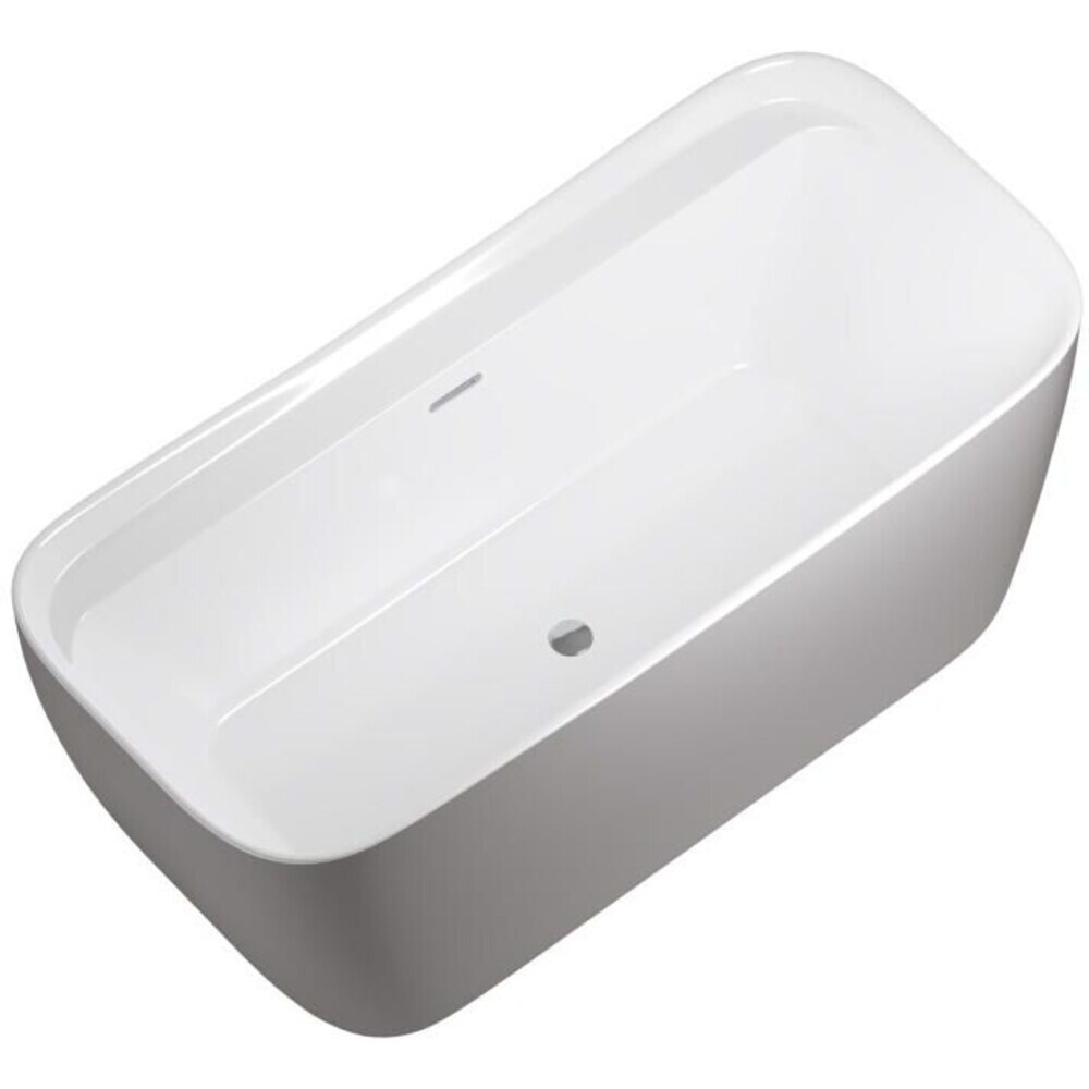 Изображение товара Акриловая ванна Allen Brau Infinity 170х78 см отдел Stoейка с ножками, бело-серая