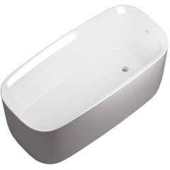 Ванна акриловая Allen Brau Infinity 170х78 см отдельностоящая с ножками (2.21003.20/PGM)