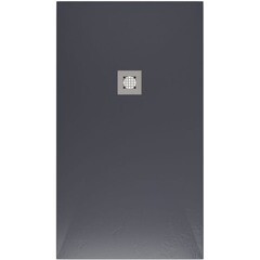 Изображение товара Поддон Allen Brau Priority литьевой мрамор 140х90х3 см прямоугольник антрацит низкий (8.31009-AM)