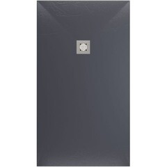 Изображение товара Поддон Allen Brau Priority литьевой мрамор 160х80х3 см прямоугольник антрацит низкий (8.31010-AM)