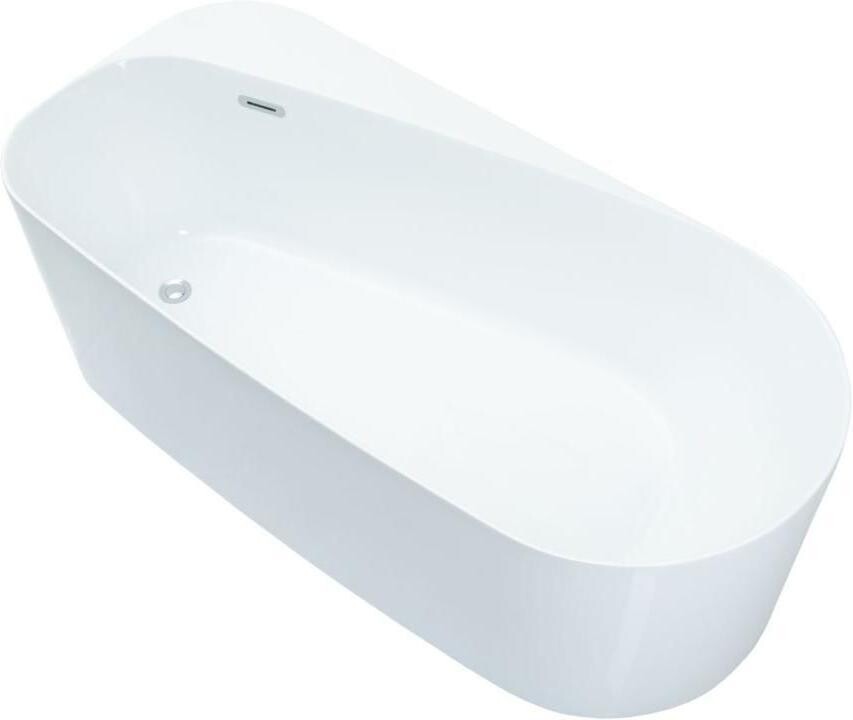 Изображение товара Акриловая ванна Allen Brau Priority 170x80 см с ножками, свободностоящая, белая