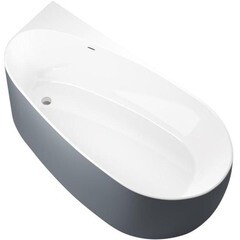 Изображение товара Ванна акриловая Allen Brau Priority 170х80 см отдельностоящая левая с ножками (2.31002.21/BGM)