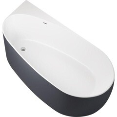 Ванна акриловая Allen Brau Priority 170х80 см отдельностоящая левая с ножками (2.31002.21/AM)