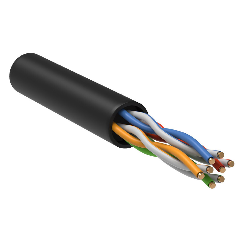 Изображение товара Интернет-кабель (витая пара) U/UTP 4PR CAT5e 4х2х0,45 мм LDPE Generica