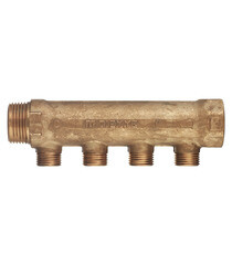 Коллектор Tiemme 1 ВР(г) х 4 выхода 1/2 НР(ш) х 1 НР(ш) (1910005) - фото 5