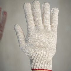 Перчатки х/б 6 нитей с ПВХ покрытием Петрович белые 10 (XL) - фото 16