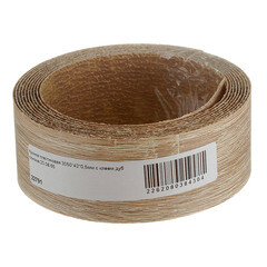 Лента кромочная для столешниц 42х3050 мм дуб сонома светлый пластик с клеем - фото 3