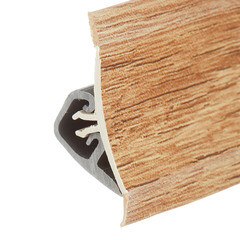 Плинтус для столешниц 3000х23х23 мм дуб юкон пластик с заглушками Korner - фото 3