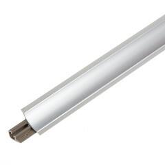 Плинтус для столешниц 3000х23х23 мм алюминий пластик с заглушками Korner - фото 2