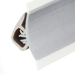 Плинтус для столешниц 3000х23х23 мм алюминий пластик с заглушками Korner - фото 4