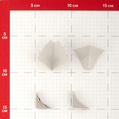 Плинтус для столешниц 3000х23х23 мм алюминий пластик с заглушками Korner - фото 3