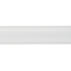 Плинтус для столешниц 3000х23х23 мм белый пластик с заглушками Korner - фото 2