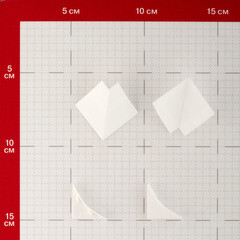 Плинтус для столешниц 3000х23х23 мм белый пластик с заглушками Korner - фото 3