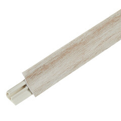 Плинтус для столешниц 3000х23х23 мм дуб аляска пластик с заглушками Korner - фото 4