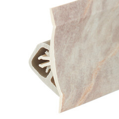 Плинтус для столешниц 3000х23х23 мм соломея пластик с заглушками Korner - фото 2