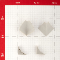 Плинтус для столешниц 3000х23х23 мм соломея пластик с заглушками Korner - фото 4