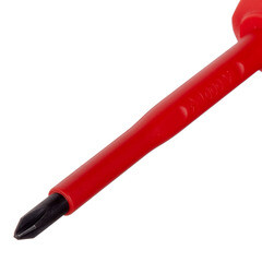 Отвертка диэлектрическая крестовая 212 мм 1000 В Knipex (KN-982402) PH2 - фото 2