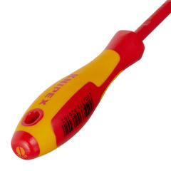 Отвертка диэлектрическая плоская 4х202 мм 1000 В Knipex (KN-982040) - фото 4