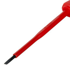 Отвертка диэлектрическая плоская 3,5х202 мм 1000 В Knipex (KN-982035) - фото 2