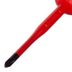 Отвертка диэлектрическая крестовая 212 мм 1000 В Knipex (KN-982402SL) PH2 - фото 2