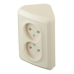Розетка Systeme Electric Этюд накладная кремовая (PA16-105K) - фото 5