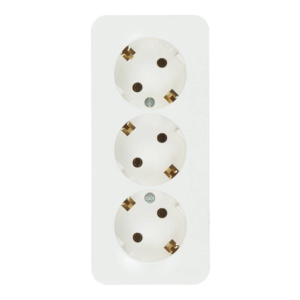 Розетка Systeme Electric Blanca накладная молочная (BLNRA010312)