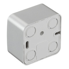 Розетка компьютерная/ телефонная Systeme Electric Blanca накладная алюминий RJ11/ RJ45 (BLNIA045113) - фото 2