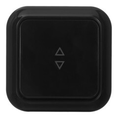 Выключатель Svet одноклавишный накладной черный (EV0361-7311/5668) - фото 1