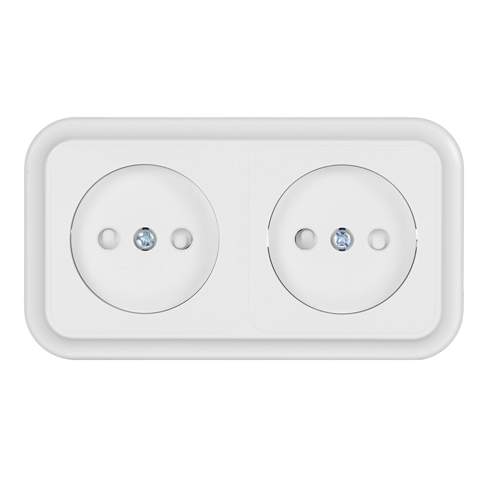 Изображение товара Розетка Svet накладная белая (EV0361-8320)