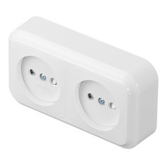 Розетка Svet накладная белая (EV0361-8320/5583) - фото 2