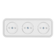 Розетка Svet накладная белая (EV0361-8330/5590) - фото 1