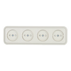 Розетка Svet накладная бежевая (EV0361-8342/4913) - фото 1