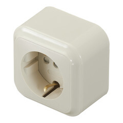 Розетка Svet накладная бежевая (EV0361-8412/4937) - фото 5