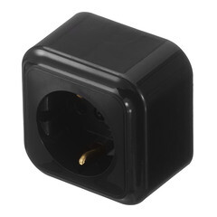 Розетка Svet накладная черная со шторками (EV0361-8411/4944) - фото 5