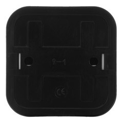 Розетка Svet накладная черная со шторками (EV0361-8411/4944) - фото 2