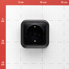 Розетка Svet накладная черная со шторками (EV0361-8411/4944) - фото 3