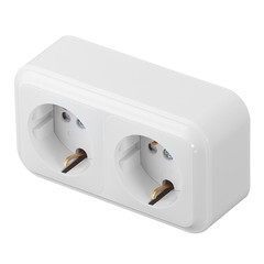 Розетка Svet накладная белая (EV0361-8420/5620/5628) - фото 5