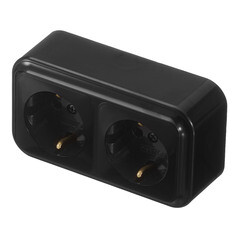 Розетка Svet накладная черная (EV0361-8421/4968) - фото 3