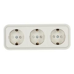 Розетка Svet накладная бежевая (EV0361-8432/4975) - фото 1