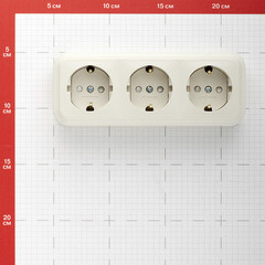 Розетка Svet накладная бежевая (EV0361-8432/4975) - фото 2