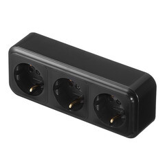 Розетка Svet накладная черная (EV0361-8431) - фото 5