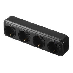 Розетка Svet накладная черная со шторками (EV0363-8441/5261) - фото 5