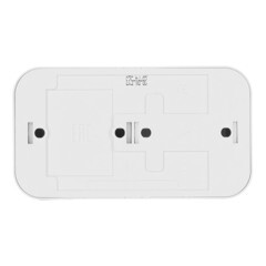 Блок выключатель и розетка Svet двухклавишный накладной белый (EV0362-5240/5705) - фото 3