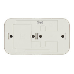 Блок выключатель и розетка Svet двухклавишный накладной бежевый (EV0362-5242/5703/5712) - фото 4