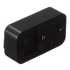 Блок выключатель и розетка Svet двухклавишный накладной черный (EV0362-5221/5781/5789) - фото 5