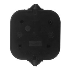 Выключатель Svet двухклавишный накладной черный (0601-00101/5460) - фото 4